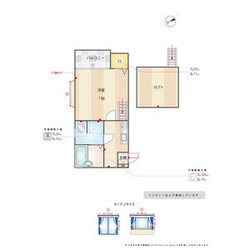 ピュア箱崎東弐番館の物件間取画像